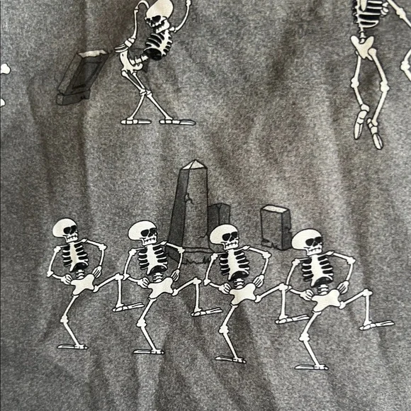 Disney Charcoal Graphic Men's Button Down Shirt.  CAJA. # 2 - Picture 5 of 9